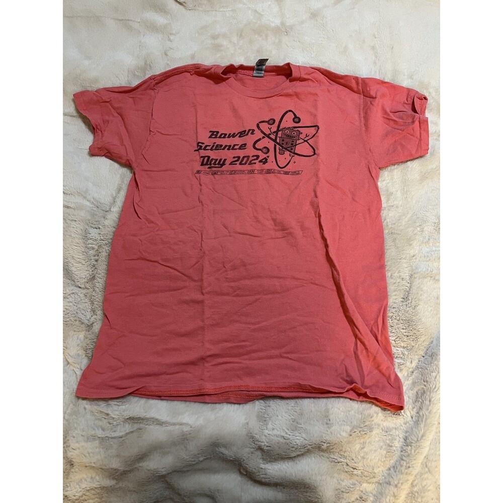 Pink Bower Science Day 2024 T Shirt Size Medium